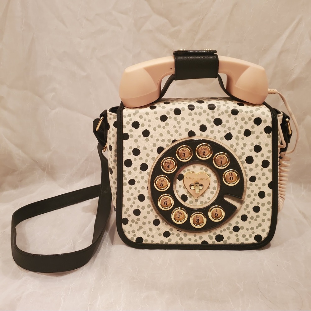 Betsey Johnson Retro Rotary Phone Purse